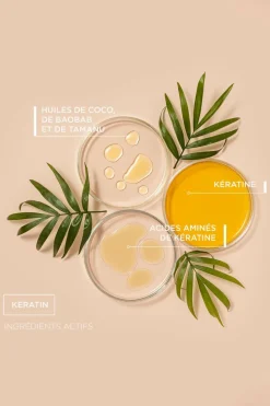 Masque concentré à la kératine pour cheveux indisciplinés