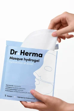 Masque hydrogel hydratation et éclat