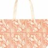 Maxi cabas couleur blush