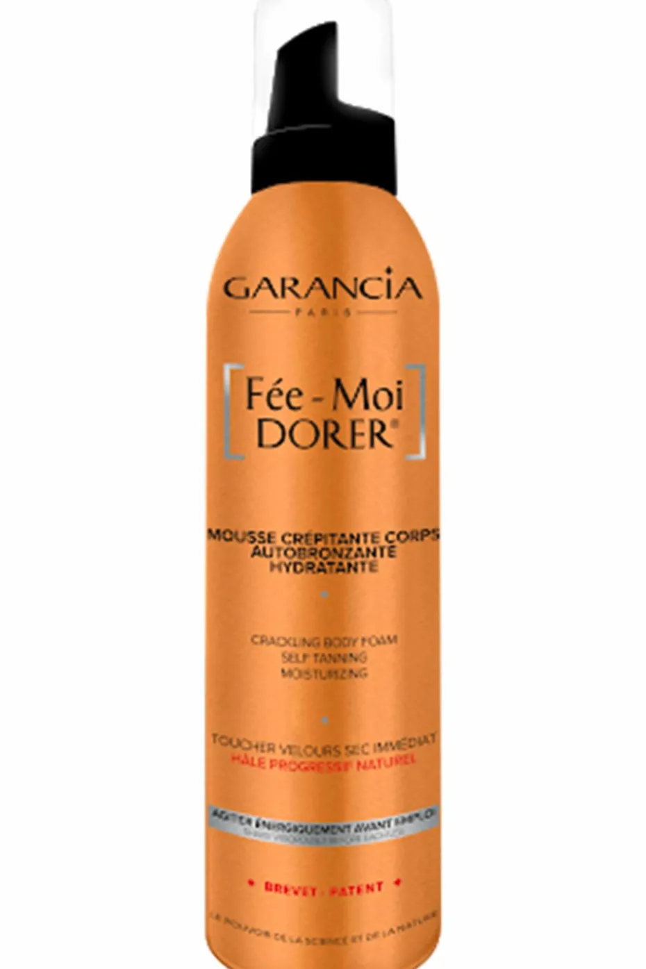 Mousse crépitante corps auto-bronzante Fée-moi Dorer