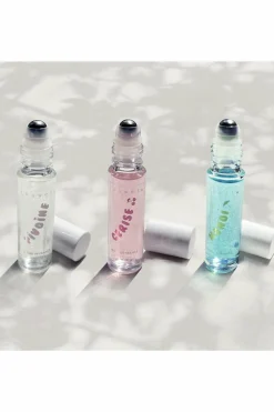 Parfum roll on pailleté pivoine