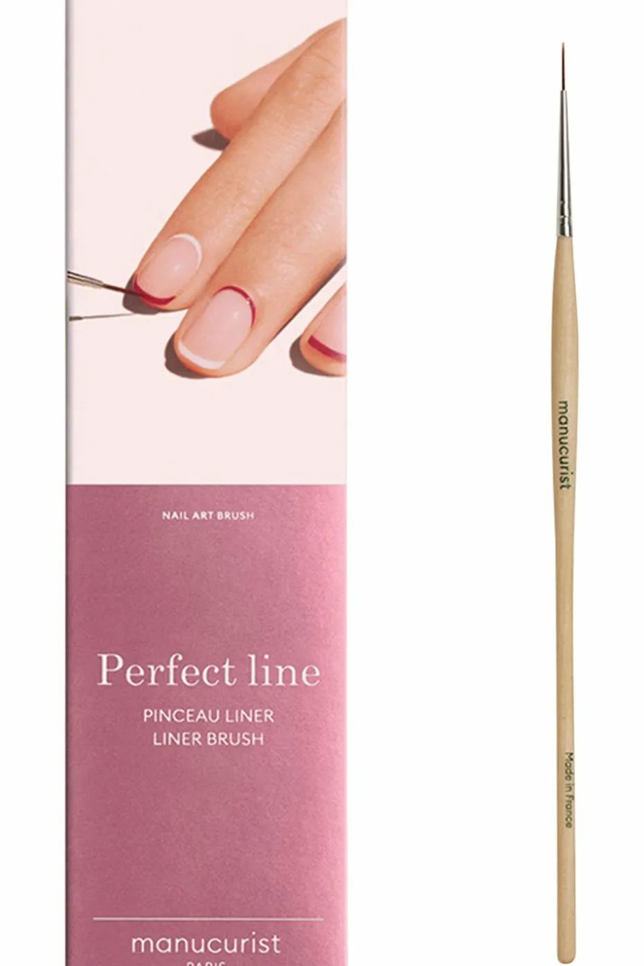 Pinceau liner nail art