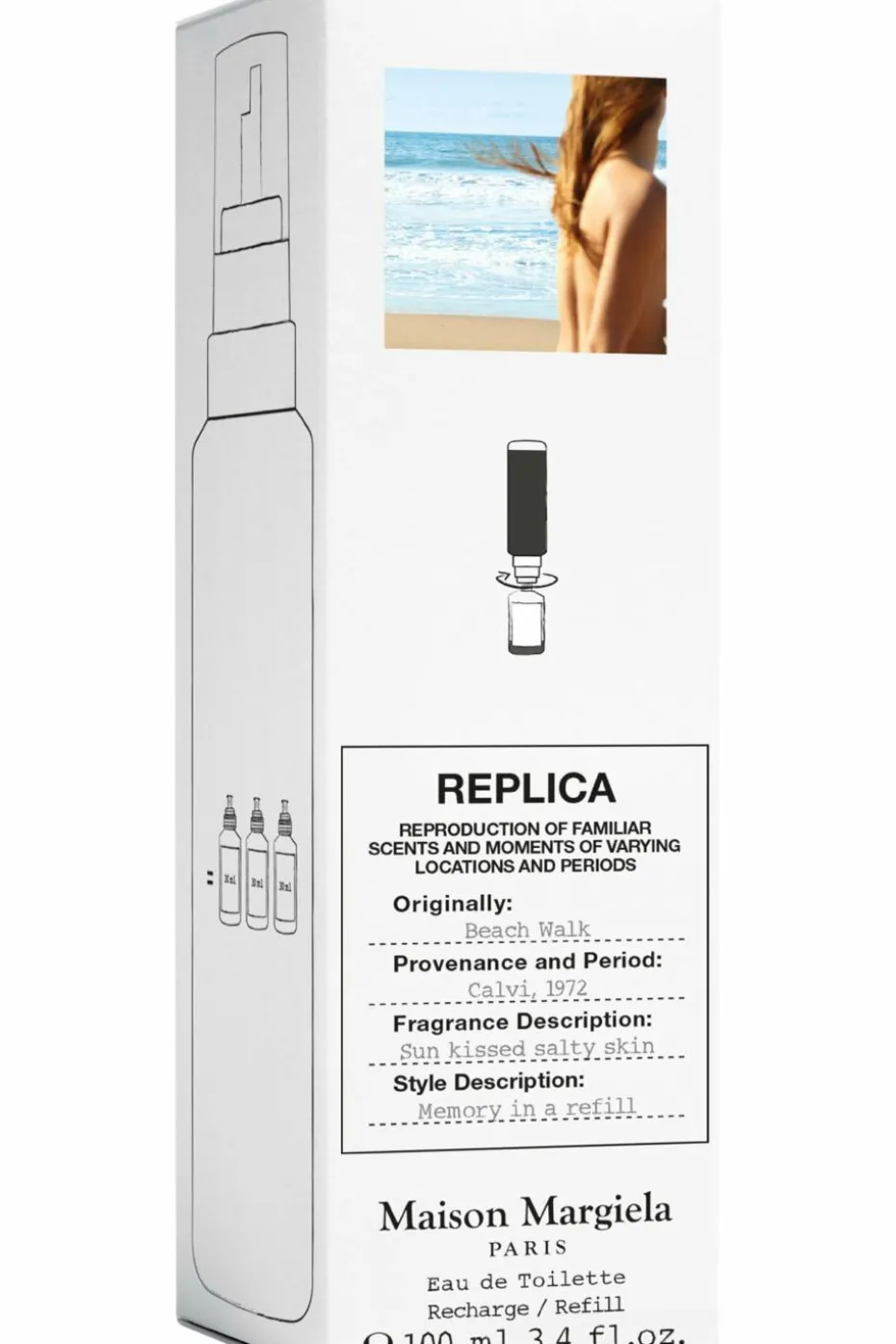 REPLICA Beach Walk Eau De Toilette Floral rechargeable