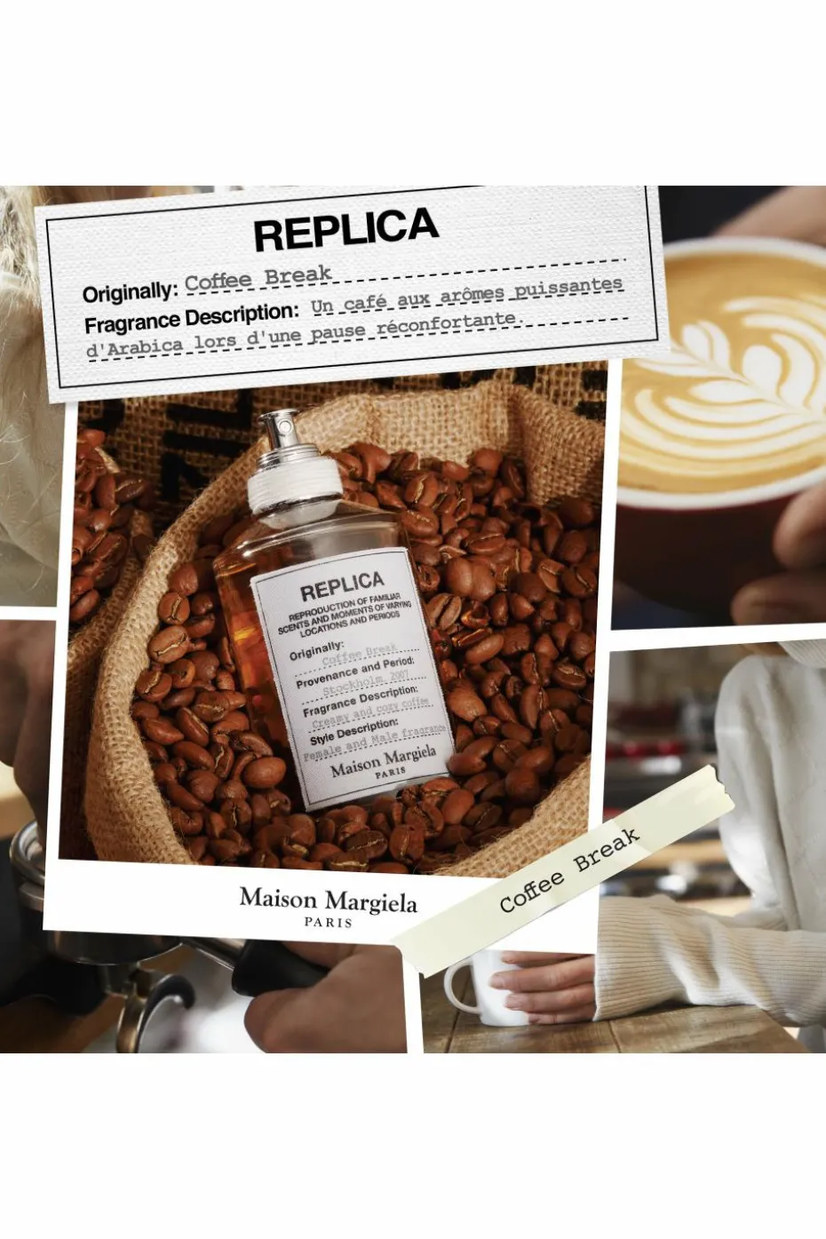 REPLICA Coffee Break Eau De Toilette Fougère orientale