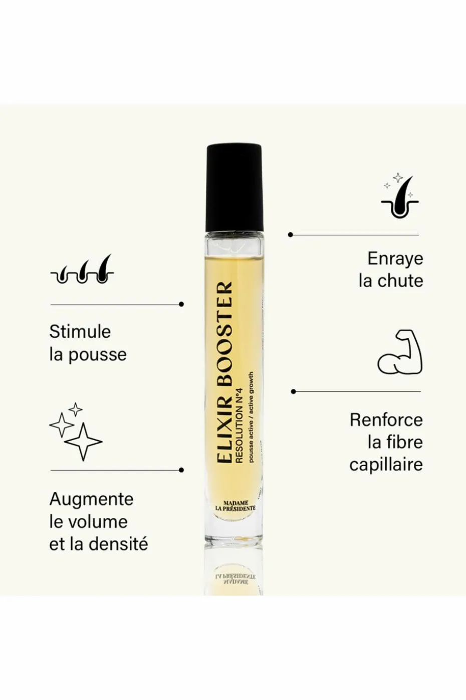 Roll-on pousse des cheveux Elixir Booster Résolution n°4