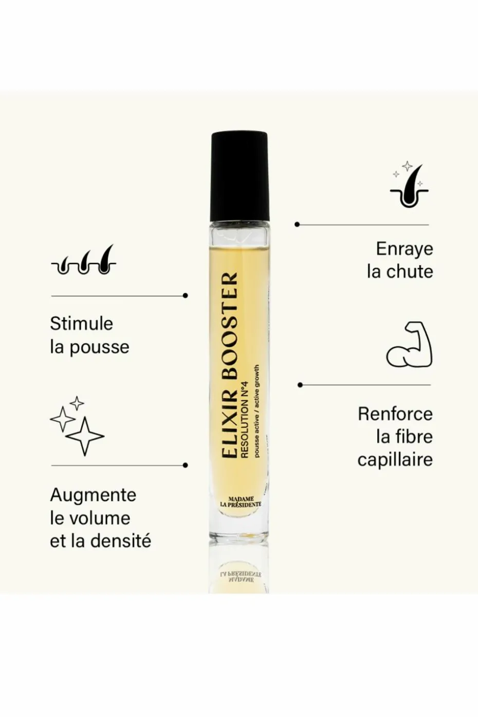 Roll-on pousse des cheveux Elixir Booster Résolution n°4
