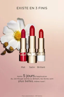 Rouge à lèvres rechargeable Joli Rouge Satiné