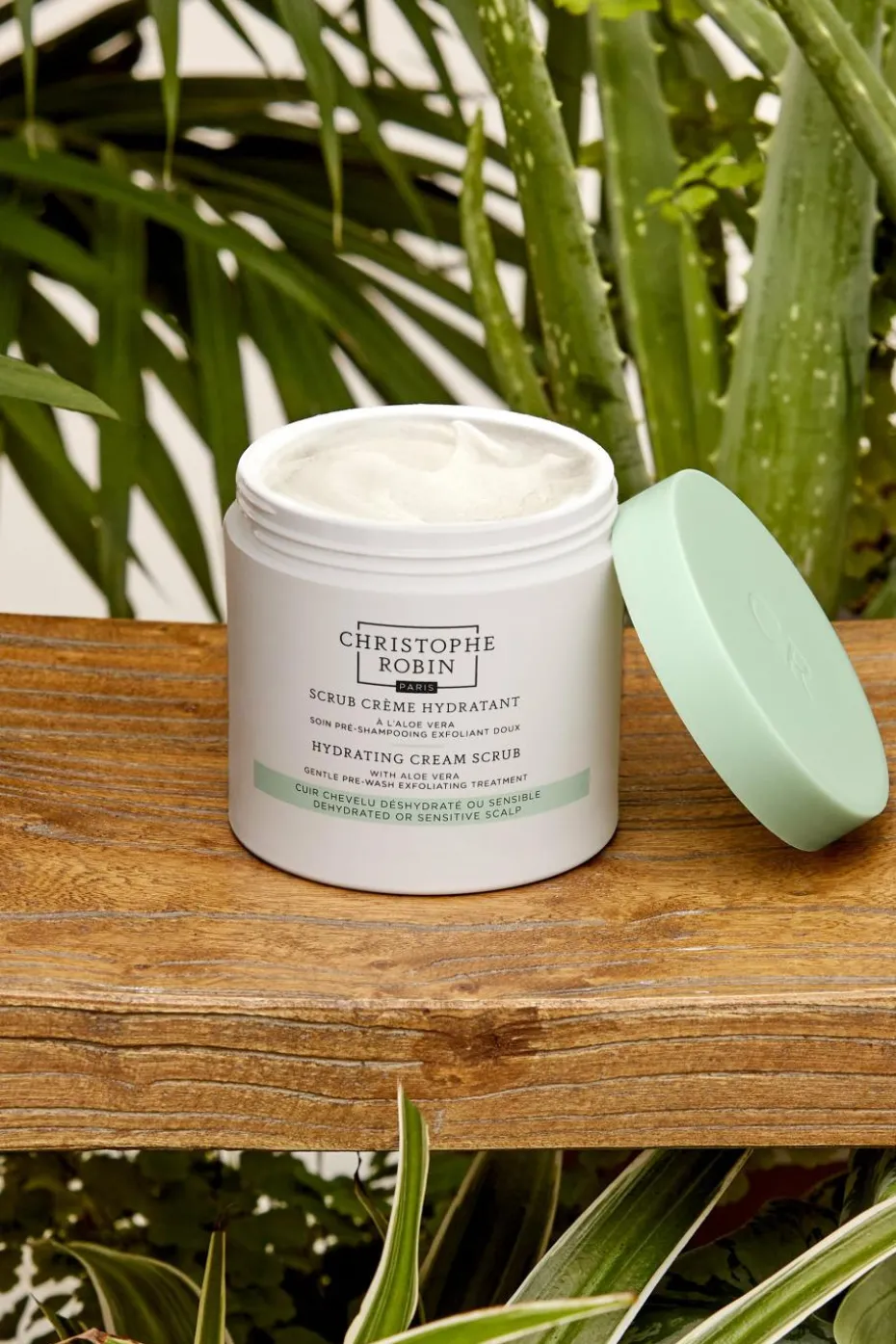 Scrub crème hydratante à l’aloe vera