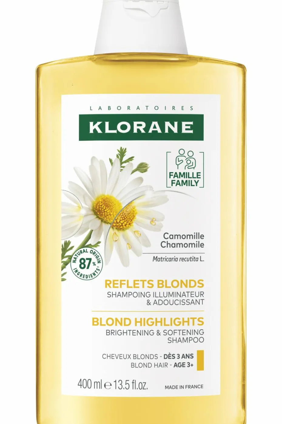 Shampoing à la Camomille pour cheveux blonds