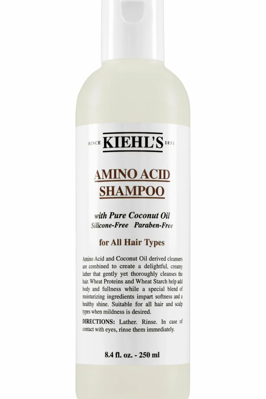 Shampoing cheveux normaux à l’huile de noix de coco Amino Acid Hair Care rechargeable