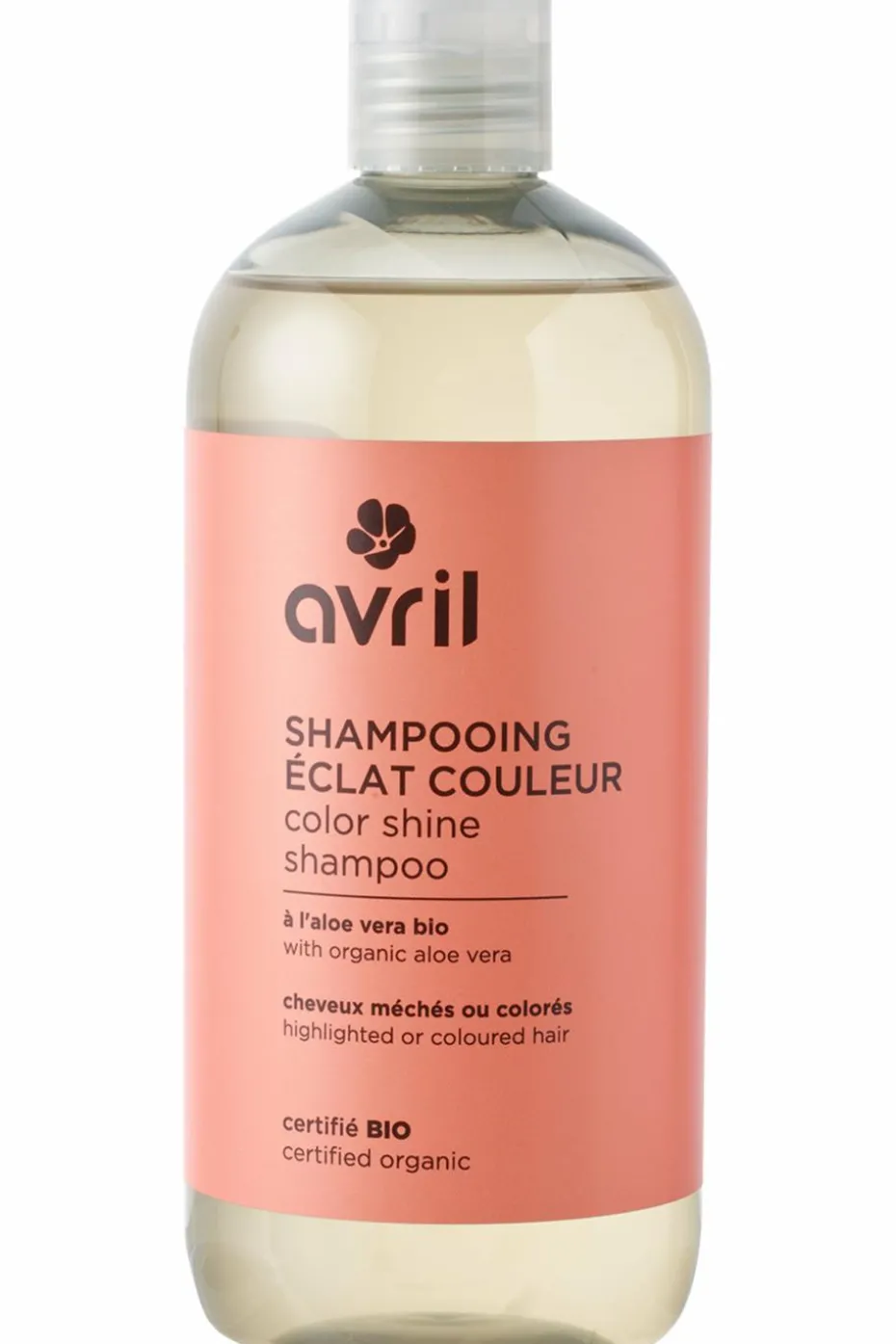 Shampoing éclat couleur bio pour cheveux méchés ou colorés