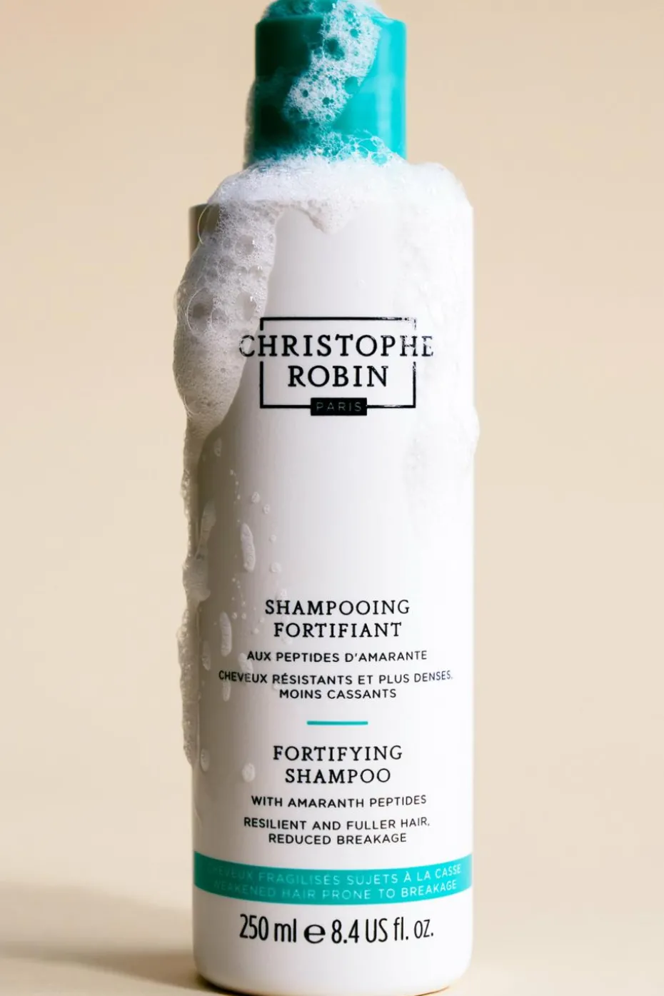 Shampoing fortifiant aux peptides d’amarante