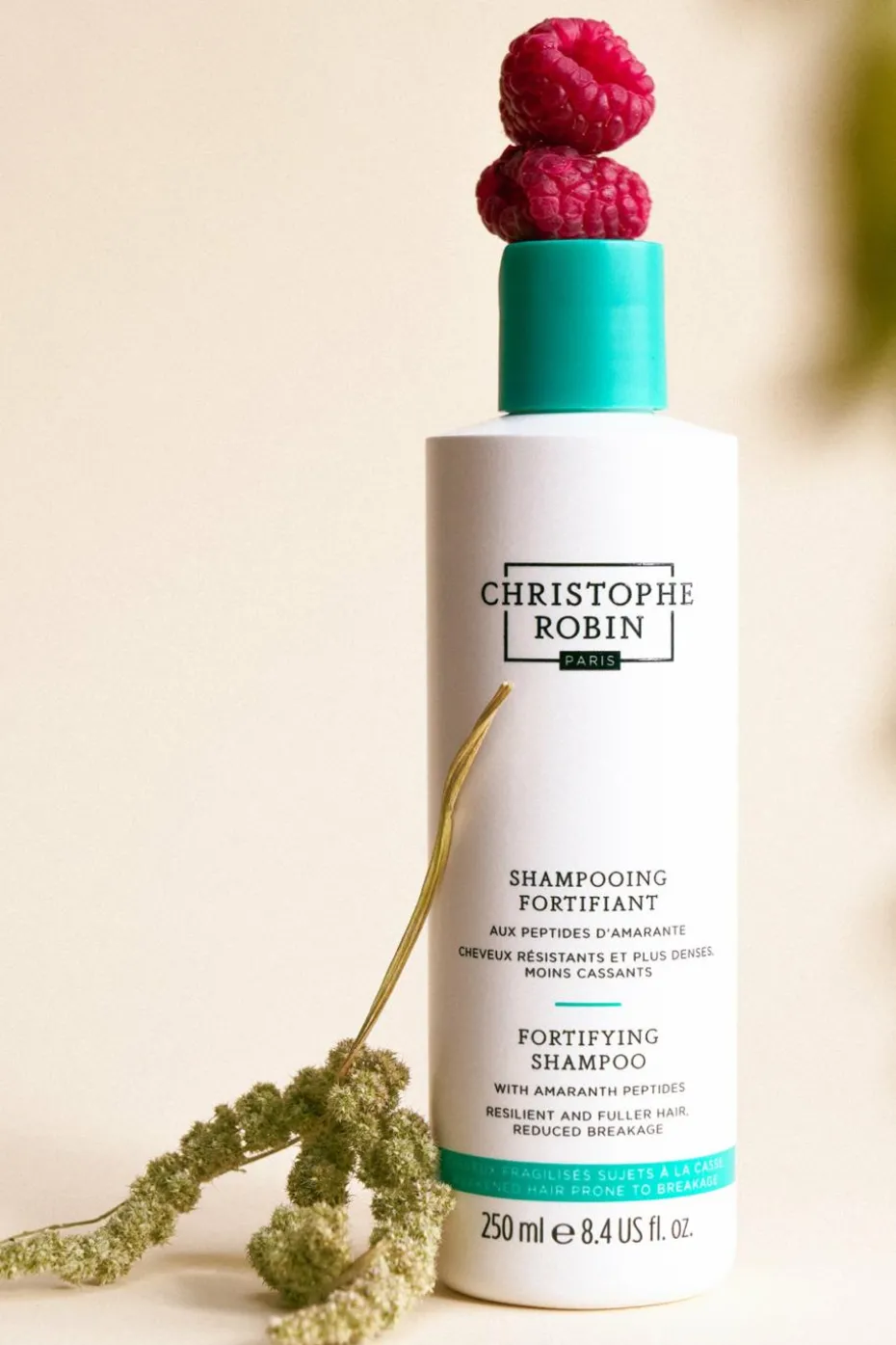 Shampoing fortifiant aux peptides d’amarante