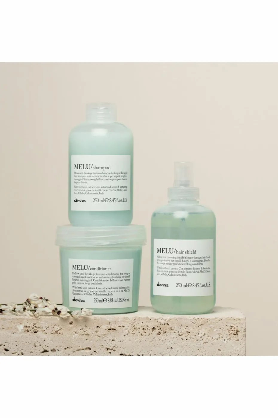 Shampoing pour cheveux longs et abîmés Melu