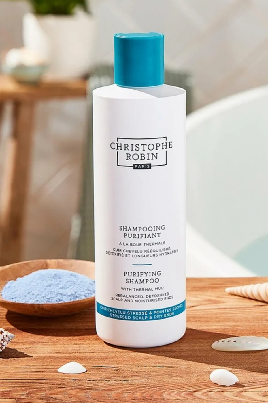 Shampoing purifiant à la boue thermale