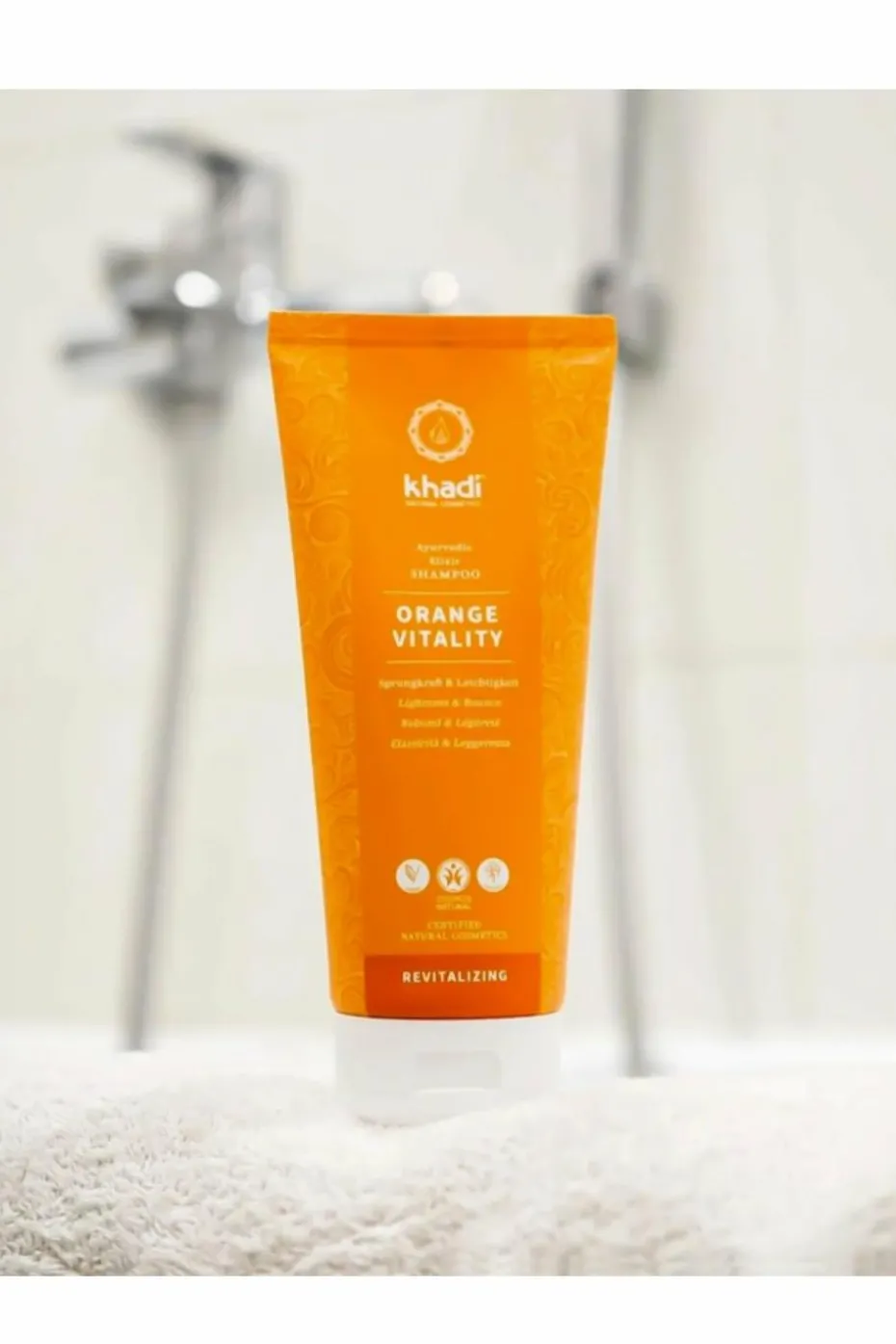 Shampoing rebond & légèreté ayurvédique Orange Vitality