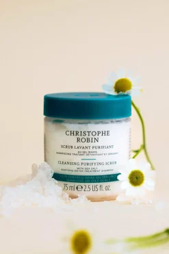 Shampoing scrub lavant purifiant au sel marin