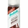 Shampoing sec touche de couleur brun