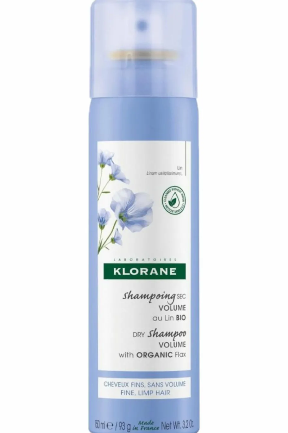 Shampoing sec volume cheveux fins, sans volume
