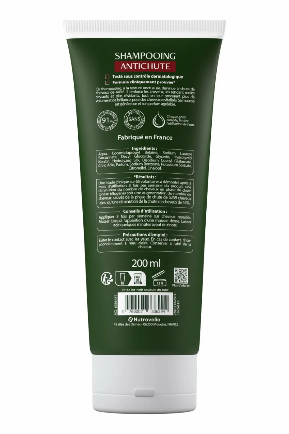 Shampooing Antichute