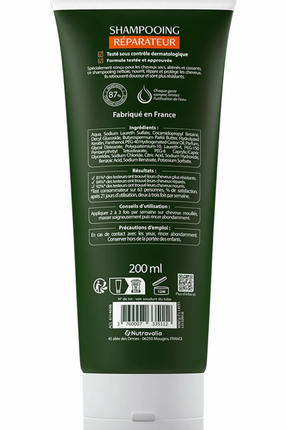 Shampooing réparateur