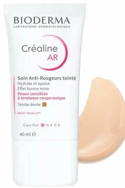 Soin anti-rougeurs Créaline AR teinte dorée
