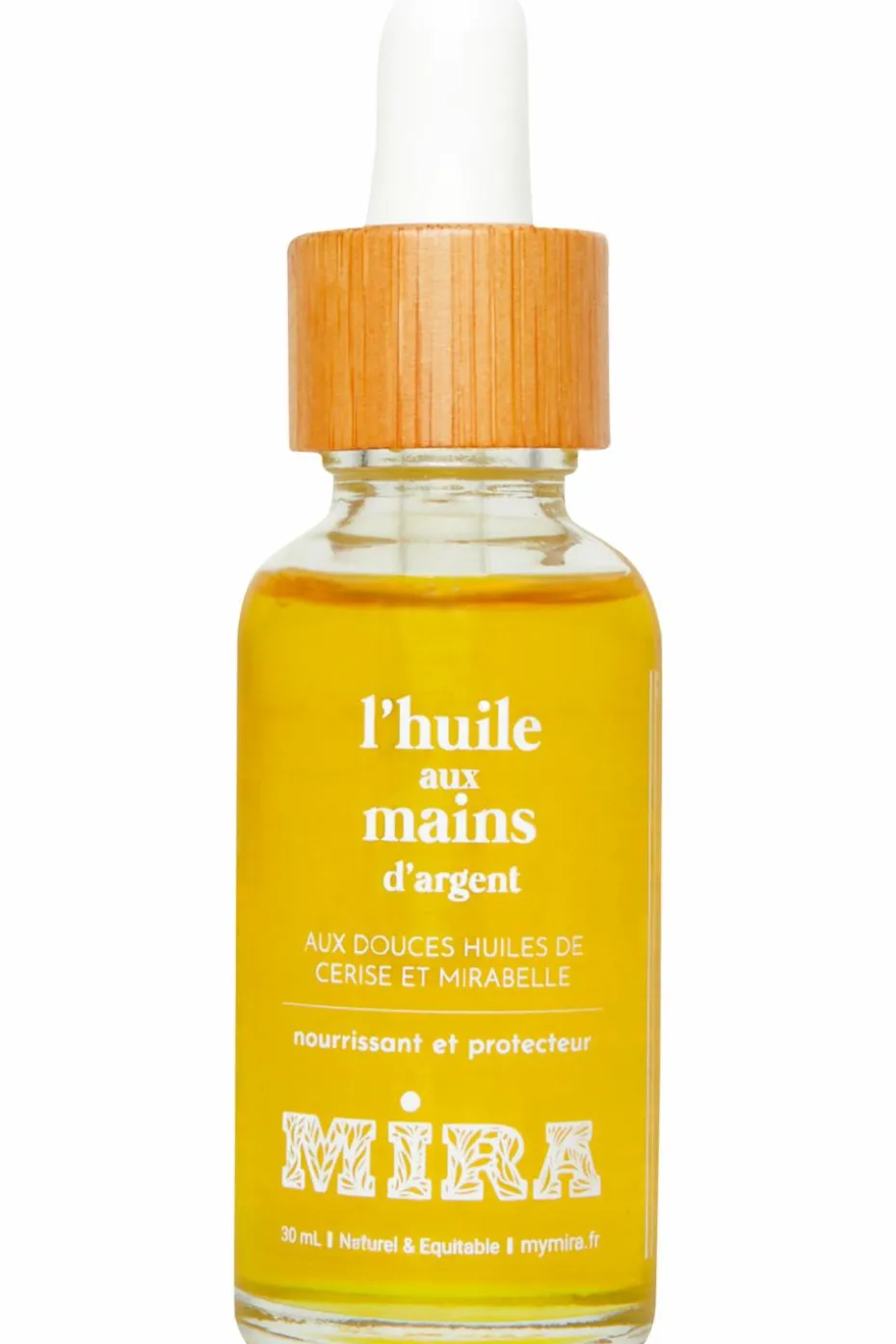 Soin pour les mains L’huile aux mains d’argent