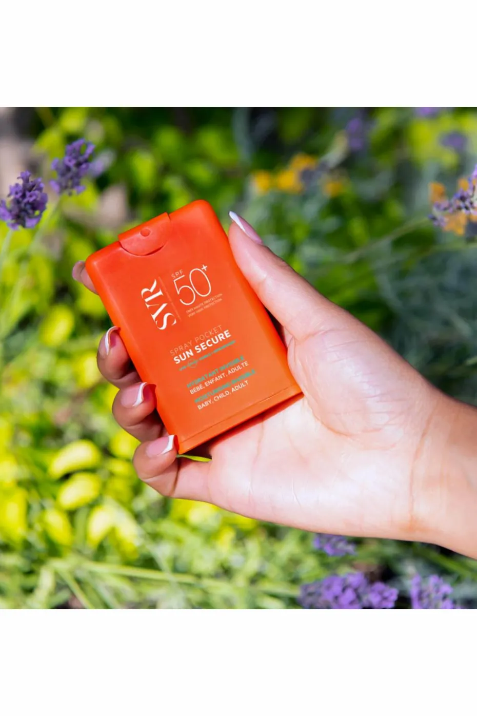 Spray solaire invisible format pocket Sun Secure SPF50+