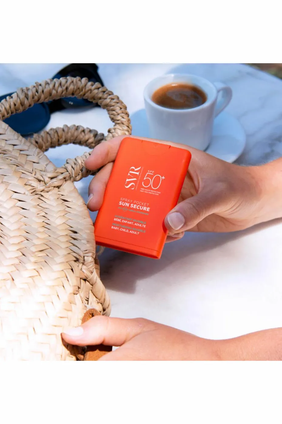 Spray solaire invisible format pocket Sun Secure SPF50+