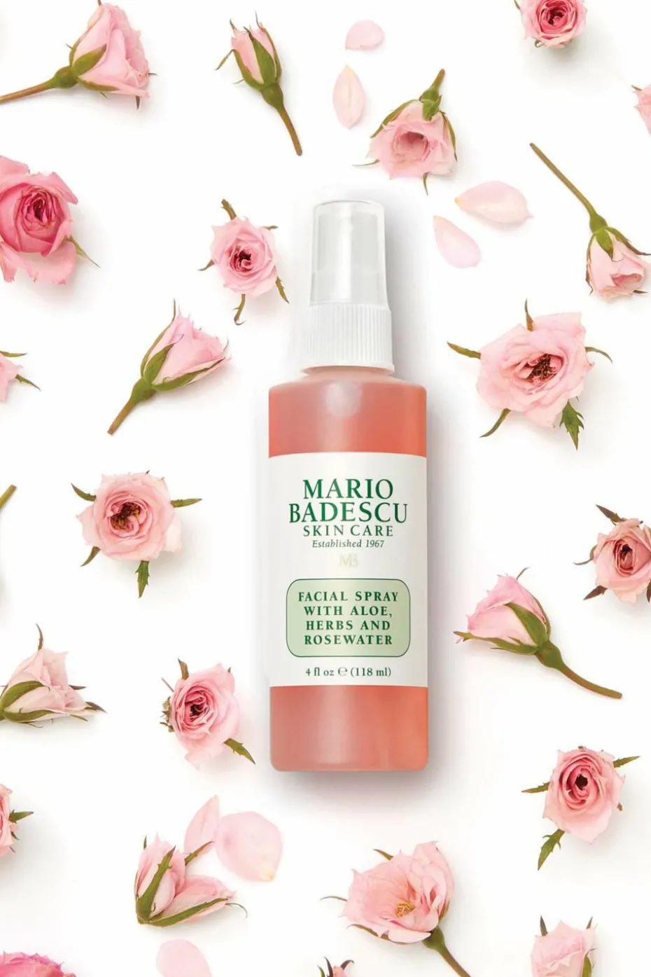 Spray visage hydratant aloe vera et eau de rose