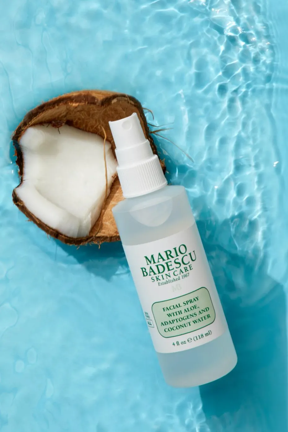 Spray visage régénérant aloe vera, adaptogènes & eau de coco