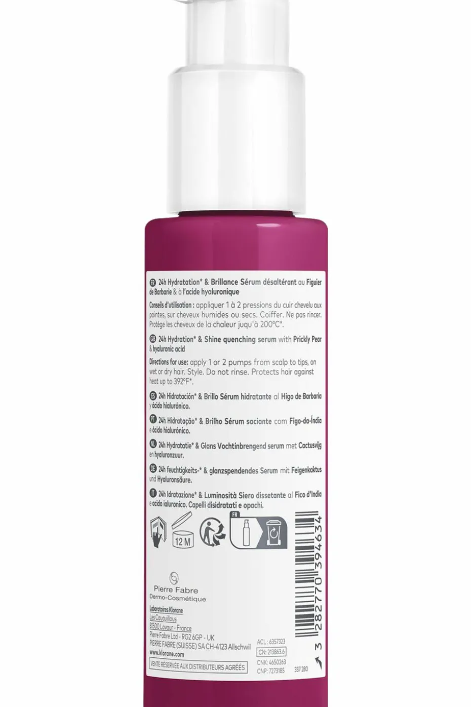 Sérum cheveux ultra-désaltérant 72h au Figuier de barbarie