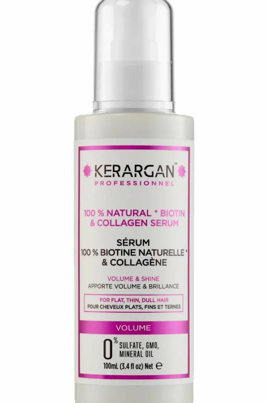 Sérum volumisant à la biotine & collagène