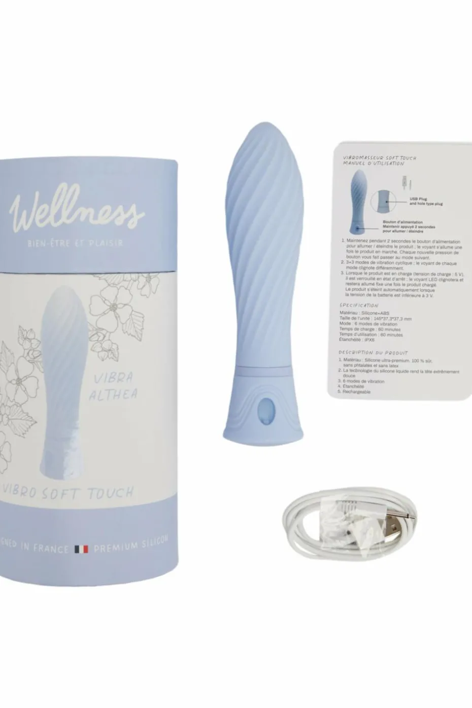 Vibromasseur ultra doux Ibra Althea